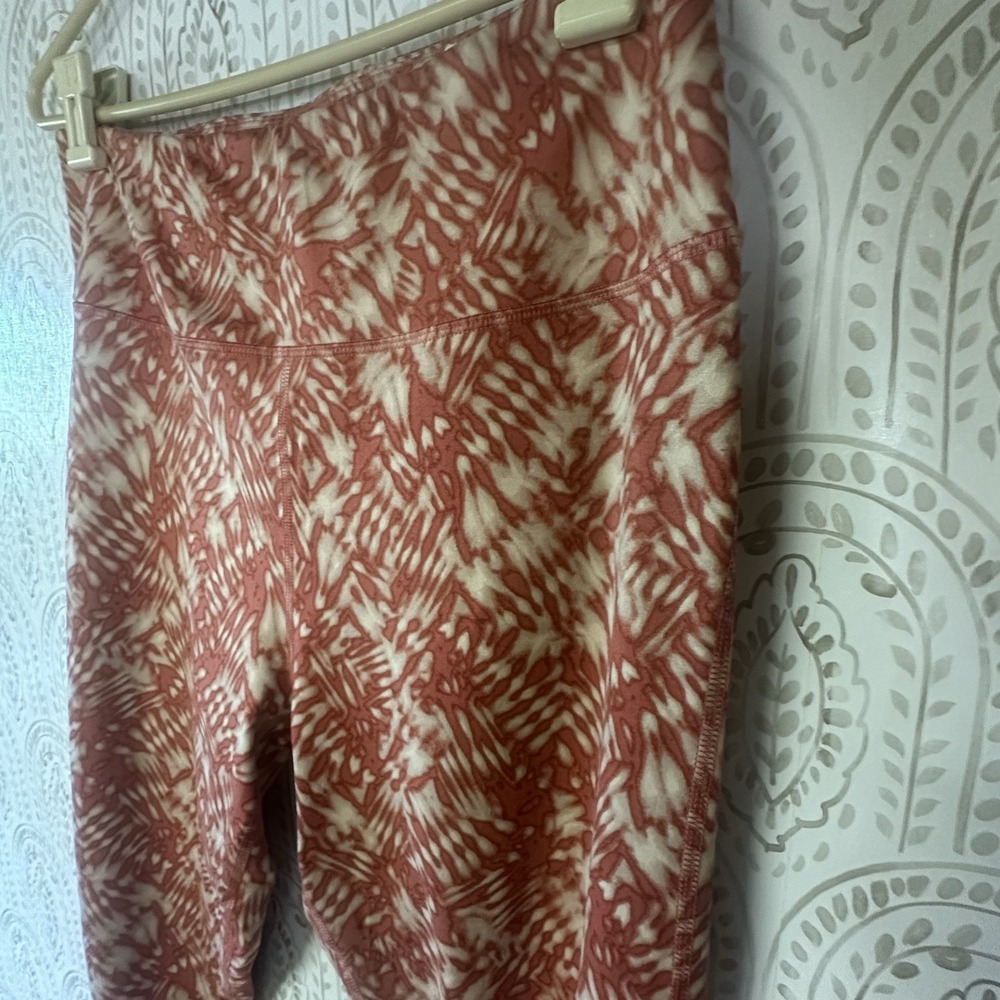 MAURICES Leggings Womens Size Large Orange Brick Super High Rise Stretch Pull On - Picture 5 of 9